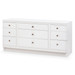 Sienna 9-Drawer Cabinet, Glazed Whisper White