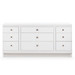 Sienna 9-Drawer Cabinet, Glazed Whisper White