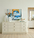 Sienna 9-Drawer Cabinet, Glazed Whisper White Sienna 9-Drawer Cabinet, Glazed Whisper White