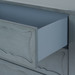 Sara 3-Drawer Side Table, Foggy Horizon