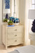 Sara 3-Drawer Side Table, Sailcloth Sheen