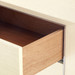Morris Extra Large 6-Drawer, Blanched Oak and Nickel