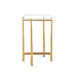 Genesis Accent Table, Gold Leaf