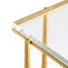 Genesis Accent Table, Gold Leaf