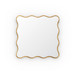 Thaisa Mirror - Small, Gold Leaf