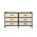 Toulon 6-Drawer, Black