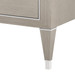 Morris Extra Large 6-Drawer, Taupe Gray and Nickel