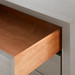 Blake 3-Drawer Side Table, Taupe Gray
