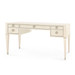 Morris Desk, Blanched Oak and Satin Bronze