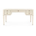 Morris Desk, Blanched Oak and Satin Bronze