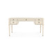 Morris Desk, Blanched Oak and Satin Bronze