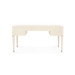 Morris Desk, Blanched Oak and Satin Bronze