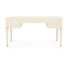 Morris Desk, Blanched Oak and Satin Bronze