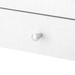 Claudette 1-Drawer Side Table, Cream, Nickel