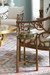 Gideon Small Accent Table, Antique Brass