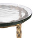 Kyra Accent Table, Antique Brass