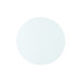 Claudette 1-Drawer Round Side Table Glass Top, Clear