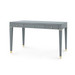 Claudette Desk, Washed Winter Gray, Brass