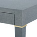 Claudette Desk, Washed Winter Gray, Brass