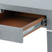 Claudette Desk, Washed Winter Gray, Nickel