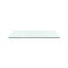 Claudette Desk Glass Top, Clear