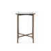 Gideon Large Accent Table, Antique Brass