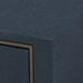 Carmen 2-Drawer Side Table, Blue Steel