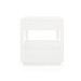 Carmen 2-Drawer Side Table, Chiffon White