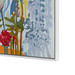 Wildflower Framed Canvas, White