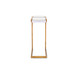 Hudson Accent Table, Gold Leaf