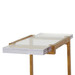Hudson Accent Table, Gold Leaf