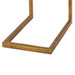Hudson Accent Table, Gold Leaf