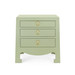 Jacqui 3-Drawer Side Table, Heritage Spring Green