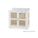 Ariel 2-Door Cabinet - Base Only, Vanilla