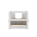 Ariel 2-Door Cabinet - Base Only, Vanilla
