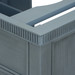 Sienna 2-Drawer Table - Base Only, Foggy Horizon