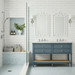 Sienna 2-Drawer Table - Base Only, Foggy Horizon