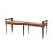 Vienna Large Bench, Driftwood