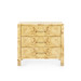 Cole 3-Drawer Side Table, Burl
