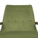 Bastian Lounge Chair, Driftwood and Forest Velvet
