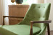 Bastian Lounge Chair, Driftwood and Forest Velvet