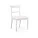 Lawrence Side Chair, Glazed Whisper White