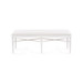 Lawrence Bench, Glazed Whisper White