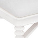 Lawrence Stool, Glazed Whisper White