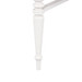 Lawrence Stool, Glazed Whisper White