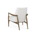 Bastian Lounge Chair, Driftwood and Frosted Alabaster