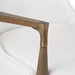 Bastian Lounge Chair, Driftwood and Frosted Alabaster