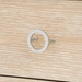 Arianna 1-Drawer Cabinet with 30" Marble Vanity Top, Sand