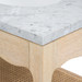 Arianna 2-Drawer Cabinet with 60" Marble Vanity Top, Sand