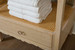Arianna 2-Drawer Cabinet with 60" Marble Vanity Top, Sand